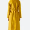 The Substance 2024 Elisabeth Sparkle Trench Coat Back Image