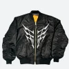 The Weeknd X Alpha Industries The End Bomber Jacket Front IMage