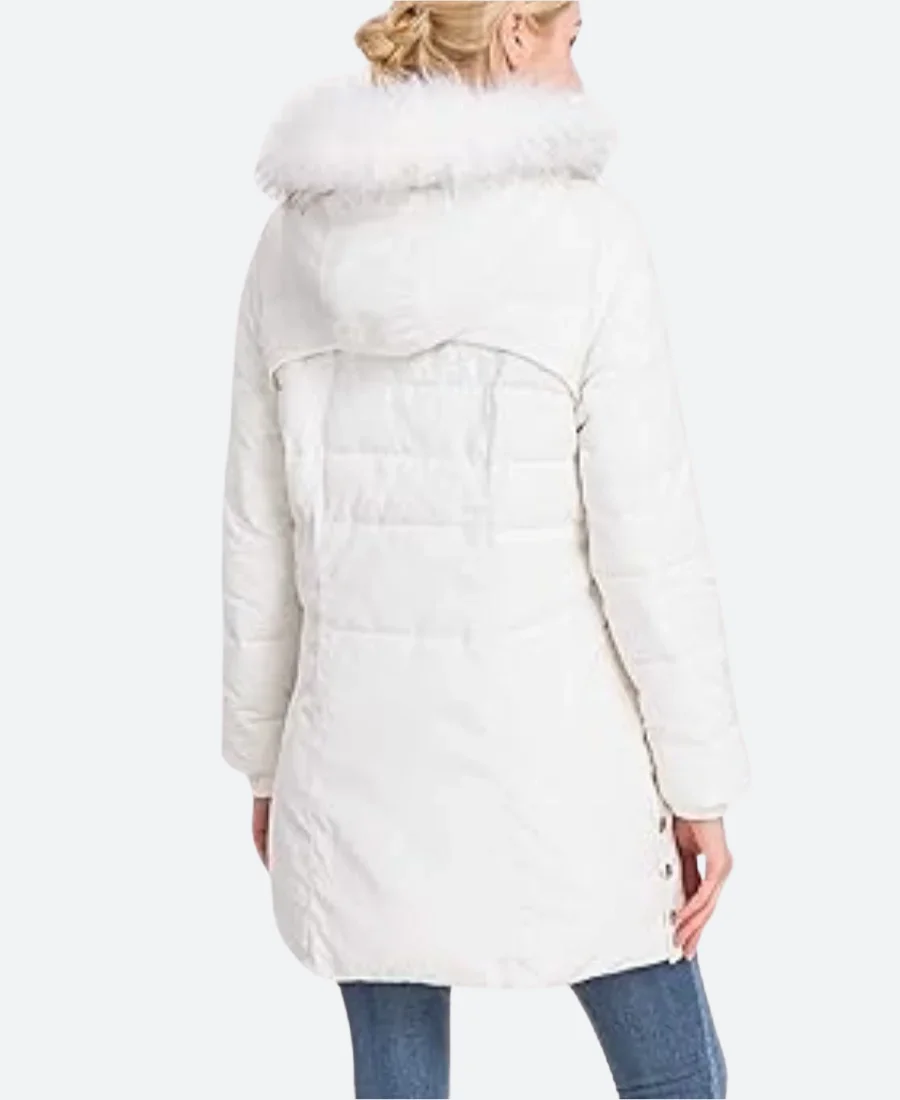 There Something In The Barn Carol Nordheim Hooded Parka Jacket Back Image
