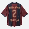Travis Scott CJ X FCB Barcelona Home Skeleton Jersey Back Image