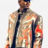 Tycoon Music Festival Chris Brown Leatheer Jacket Front Image