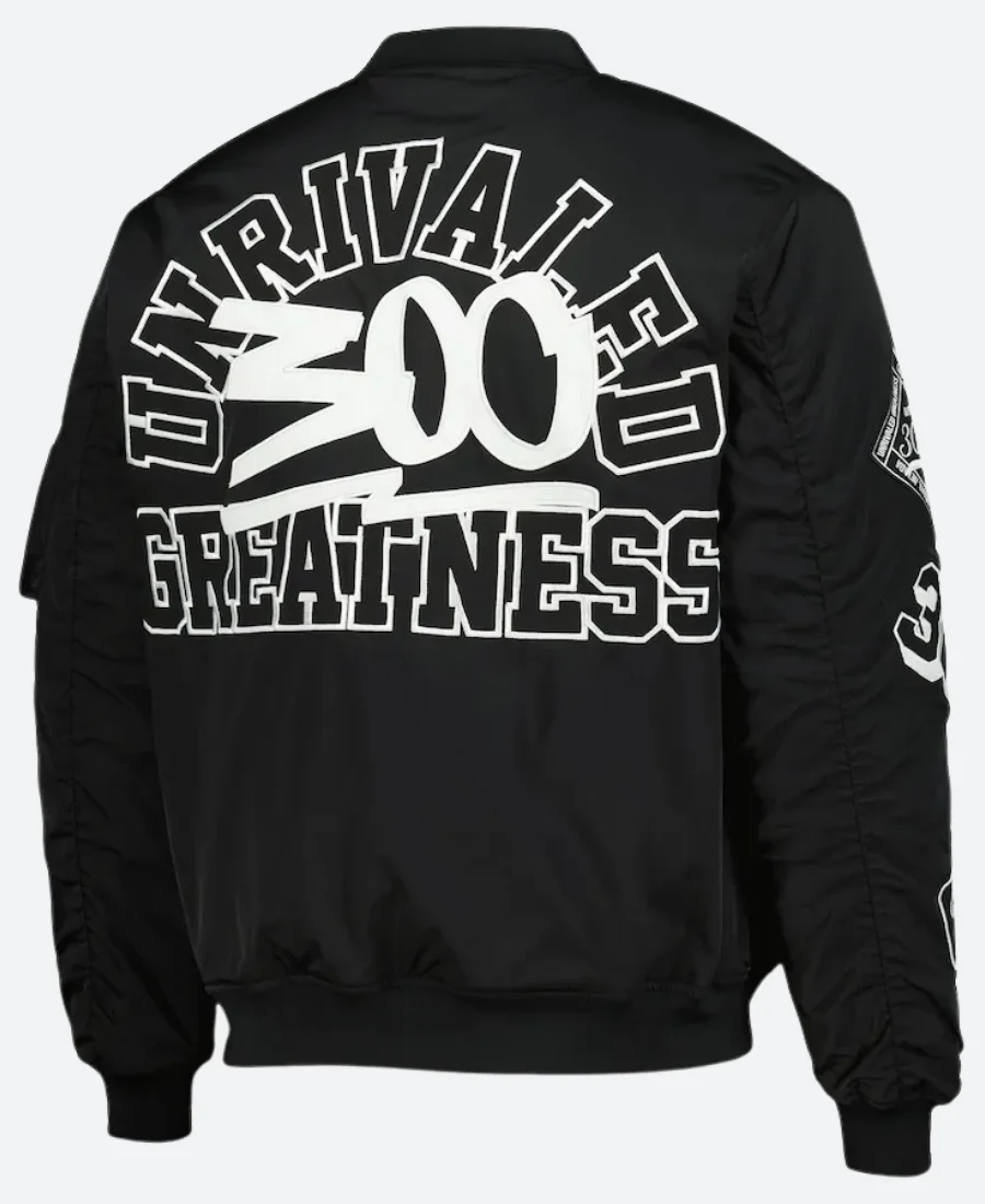 UFC 300 Bomber Jacket BAck IMage