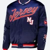 UFC 302 New Jersey Coaches Varsity Jacket Front Image