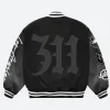 UFC 311 LA Varsity Jacket Back Image