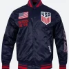 US Soccer 2025 USA Varsity Jacket Front Image
