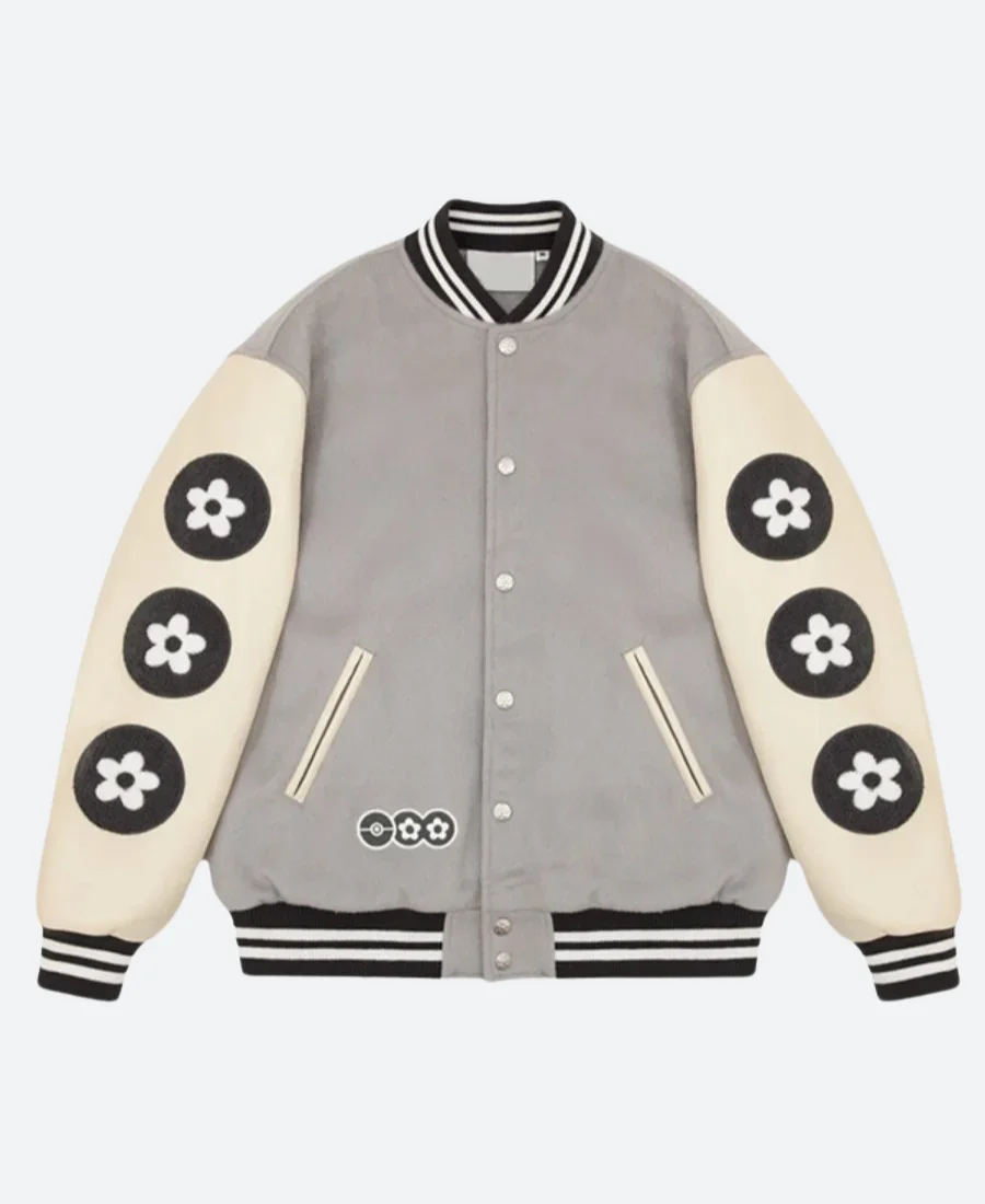 Vandy X Pokémon Pikachu Varsity Jacket Front Image