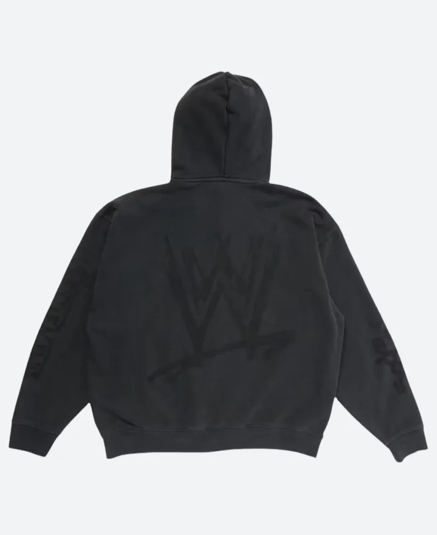 WWE X Travis Scott Cactus Jack Hoodie Back Image