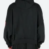 Willy Chavarria Hoodie Back Black Image