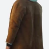 Wingwomen 2023 Alex Shearling Suede Leather Jacket Back Image
