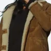 Wingwomen 2023 Alex Shearling Suede Leather Jacket Front Image