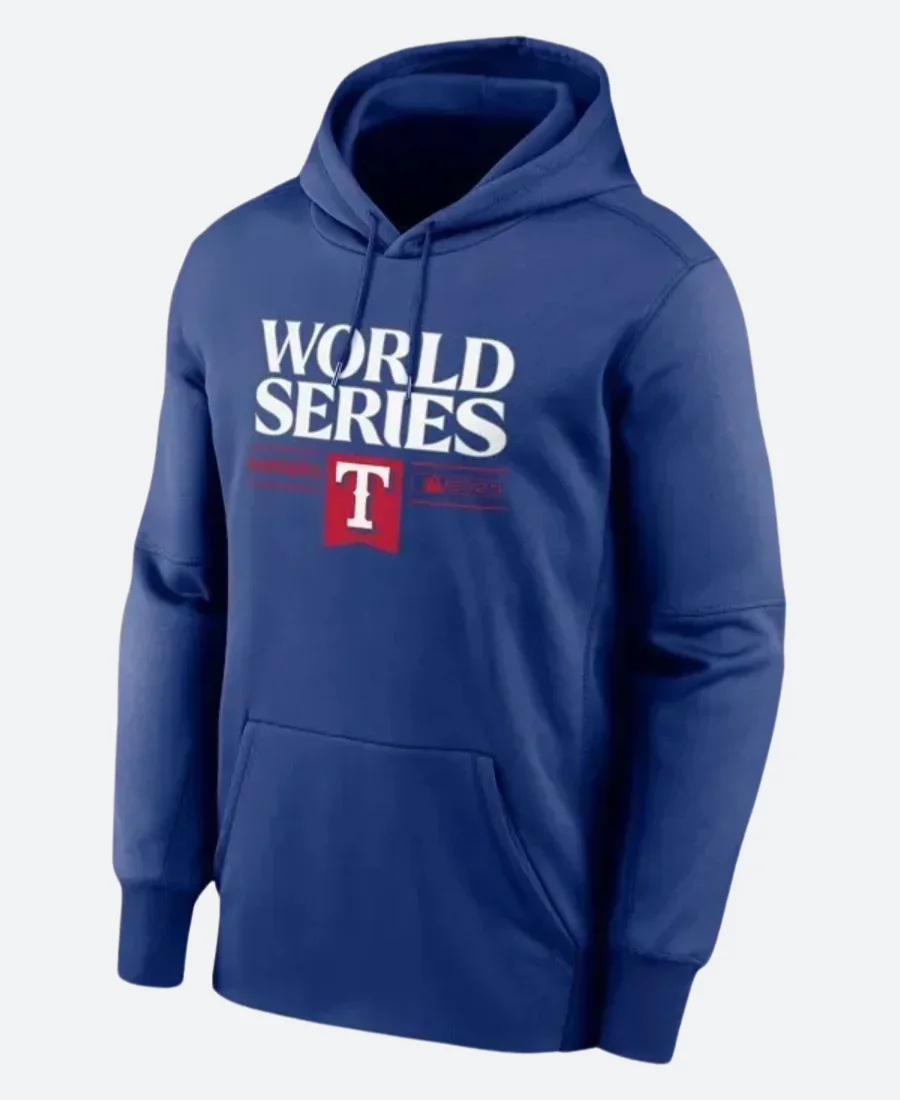 World Series 2023 Texas Rangers Pullover Hoodie Front Image