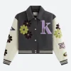keith Campbell Floral Varsity Jacket Front Image