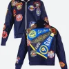2025 Los Angeles Rams LAFD Jacket Front & Back Image