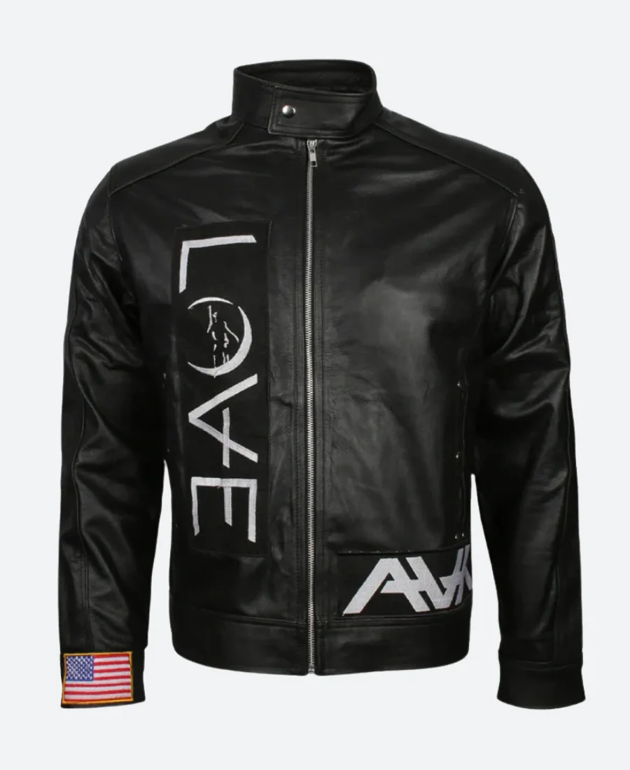 Angels and Airwaves Tom Delonge Leather Jacket Front Image