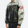 Asap Rocky Praise the Lord Shine Avirex Leather Jacket Full Image