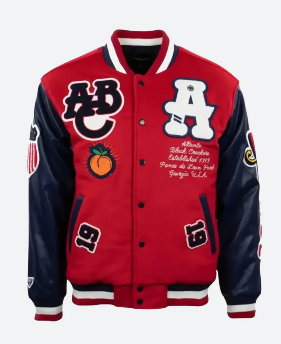 Atlanta Black Crackers Varsity Jacket Front Image