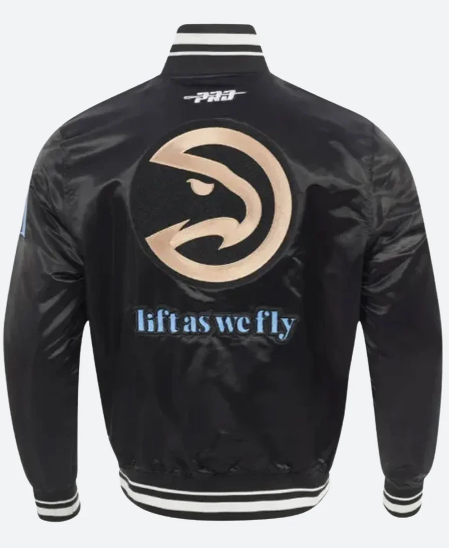 Atlanta Hawks 2025 Varsity Jacket Back Image
