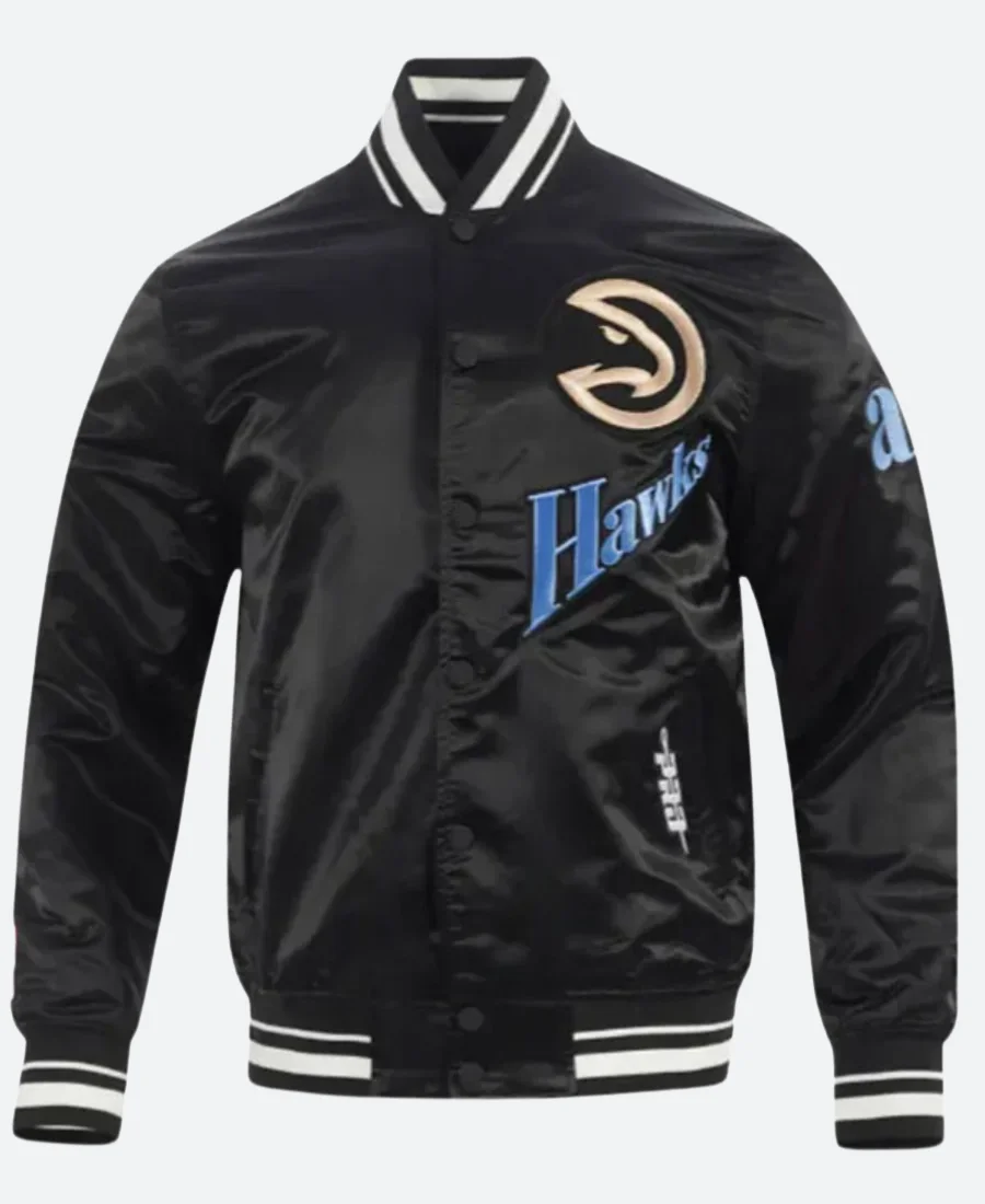 Atlanta Hawks 2025 Varsity Jacket Front Image