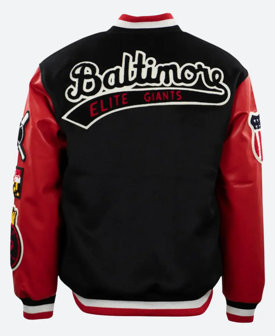 Baltimore Elite Giants Varsity Jacket Back Image