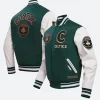 Boston Celtics Varsity Jacket Front & BAck Image