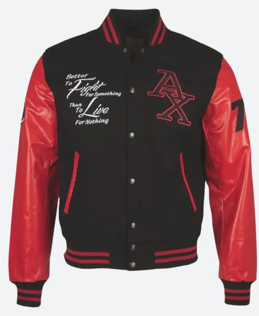 Boxing Fight Club Varsity Jacket Front Image