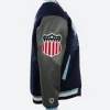 Brooklyn Royal Giants Varsity Jacket Close Up Image