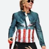 Captain America Bon Jovi Leather Jacket Actor Image