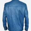 Captain America Bon Jovi Leather Jacket Back Image