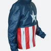 Captain America Bon Jovi Leather Jacket Side Image