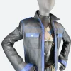 Captain America Brave New World Ruth Bat Seraph Leather Jacket Front Image