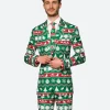 Christmas Green Blazer Front Image