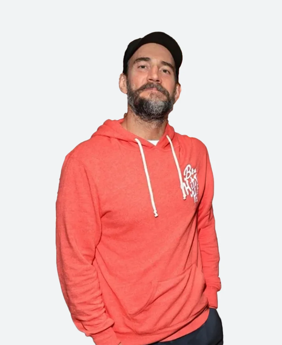 Cm Punk Bret Hitman Hart Hoodie Front Image