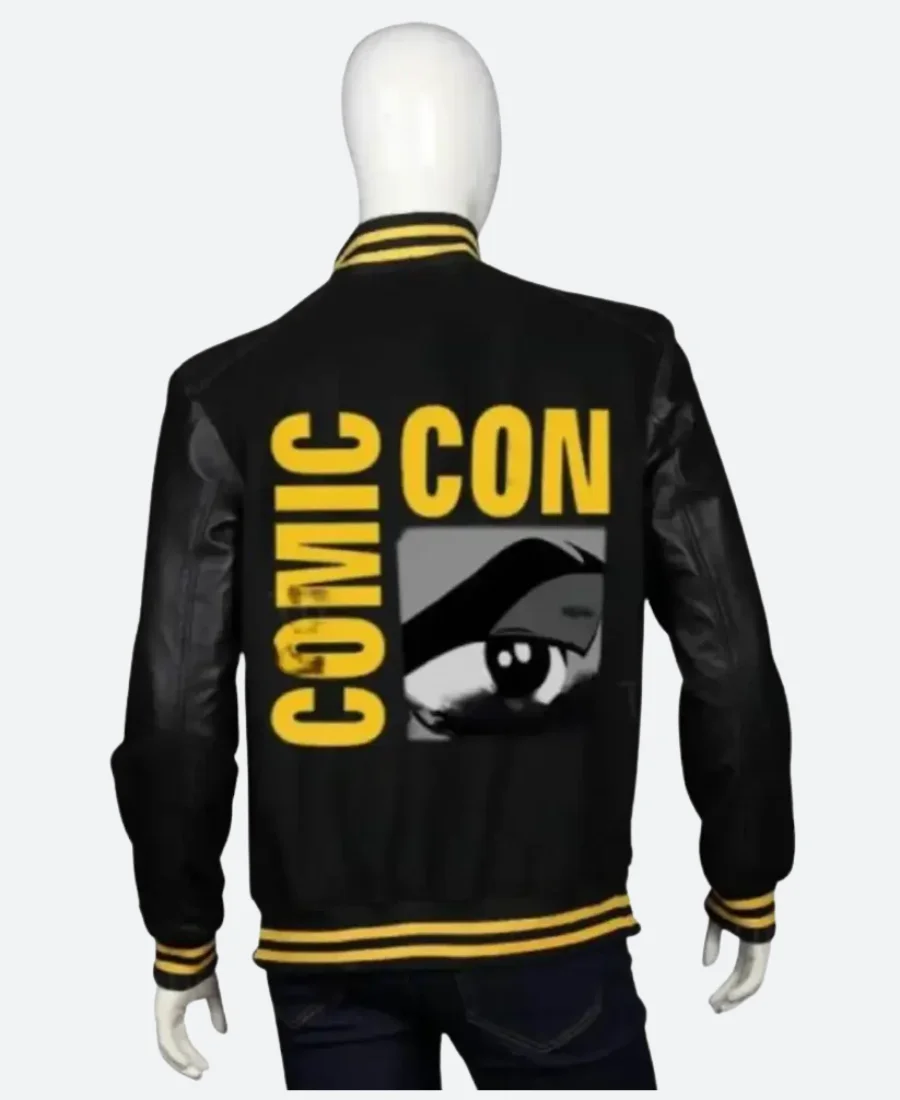 Comic Con San Diego Varsity Jacket Back Image