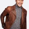 Conrad Hawkins The Resident Brown Leather Jacket