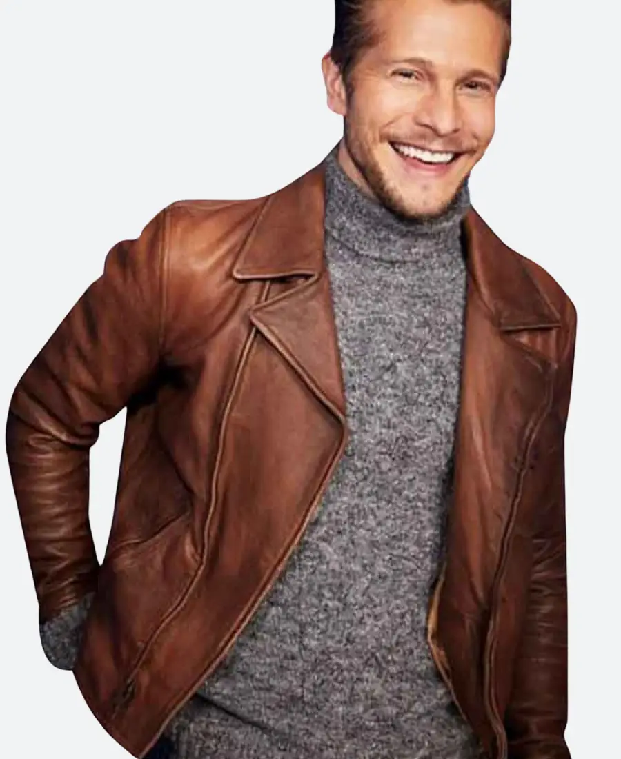 Conrad Hawkins The Resident Brown Leather Jacket