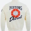 Detroit Pistons 2025 Varsity Jacket Back Image