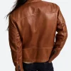 Found S02 Mark Trent Leather Jacket Back Image