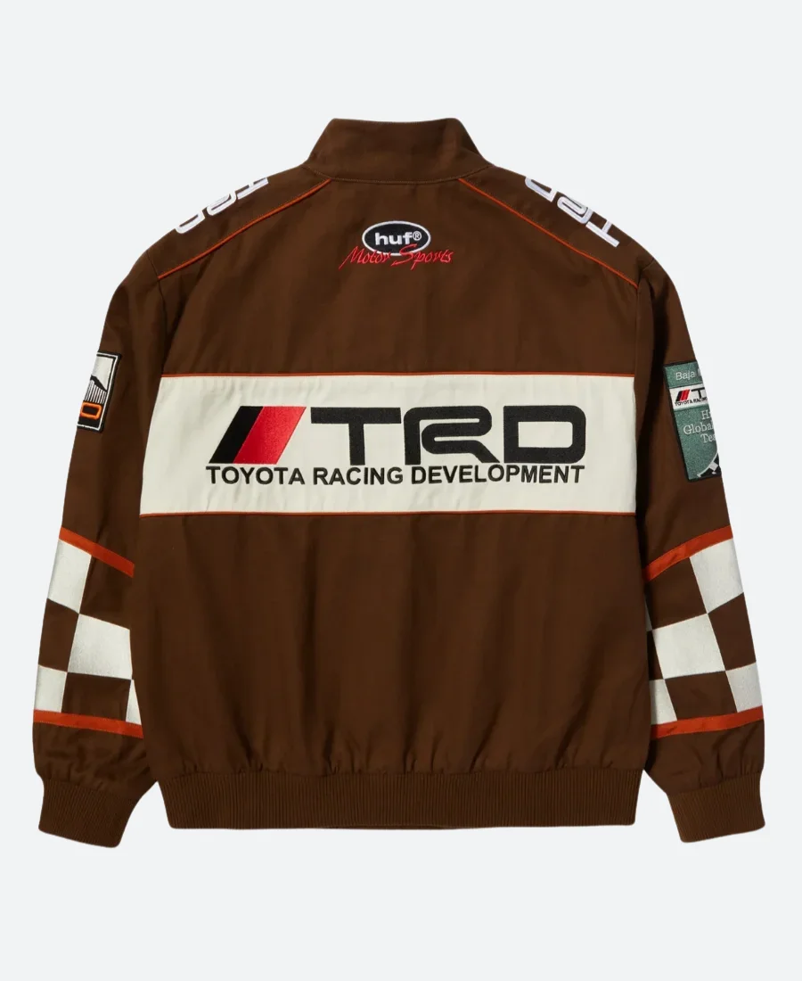 HUF X TRD Racing Jacket Back Image