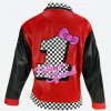 Hello Kitty Tokyo Speed Leather Jacket Back Image