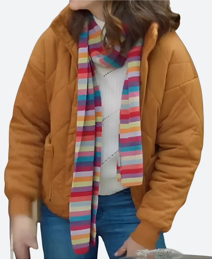 Jingle Bell Love Jessica McFall Quilted Jacket Front Image