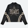 La Fam Leather Jacket Back Image