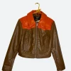 Leverage Redemption S03 Aubrey Wolf Leather Jacket Front Image