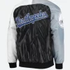 Los Angeles Dodgers Multicolor Varsity Jacket Back Image