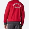 Manchester United Red Track Jacket Back Image