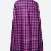 Melissa McCarthy Genie Plaid Coat Back Image