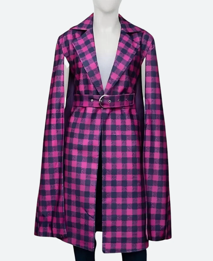 Melissa McCarthy Genie Plaid Coat Front Image