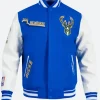 Milwaukee Bucks 2025 Varsity Jacket Front Image
