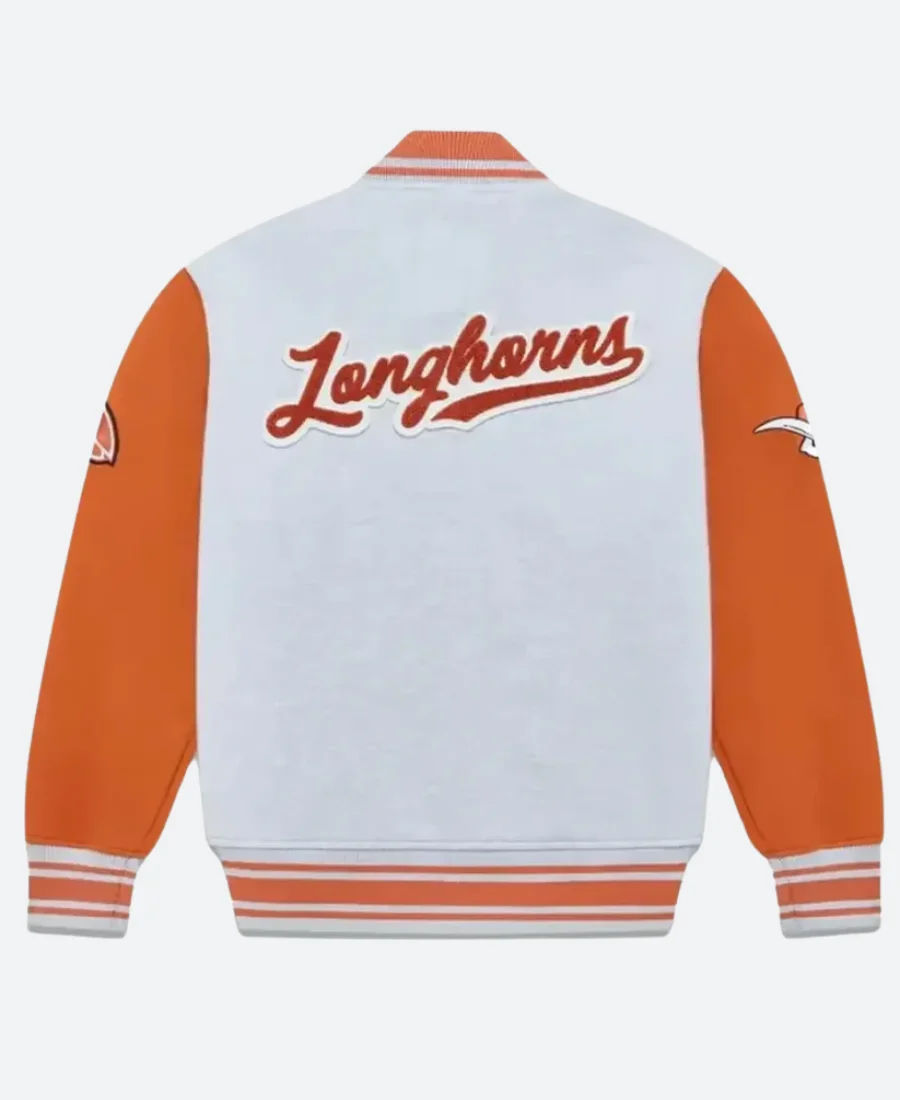 NCAA Texas Longhorns Varsity Jacket Back Image