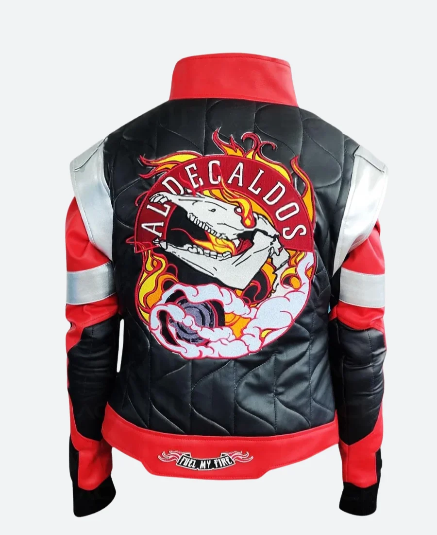 Panam Palmer Cyberpunk 2077 Aldecaldos Leather Jacket Back Image