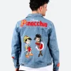 Pinocchio Anniversary Blue Denim Jacket